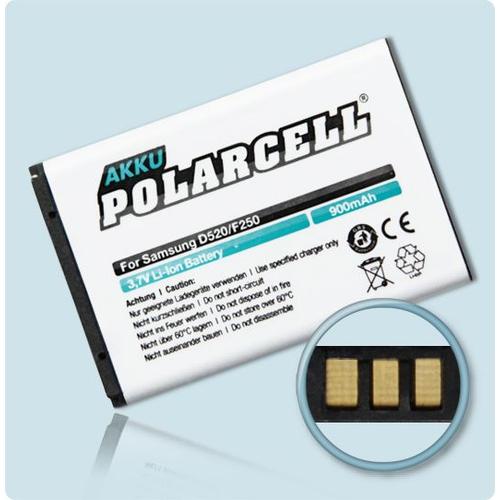 Batterie Li-Ion 3.7v 900 Mah Haut De Gamme Pour Smartphone Et Mobile Samsung Sgh-C260 De Marque Polarcell®