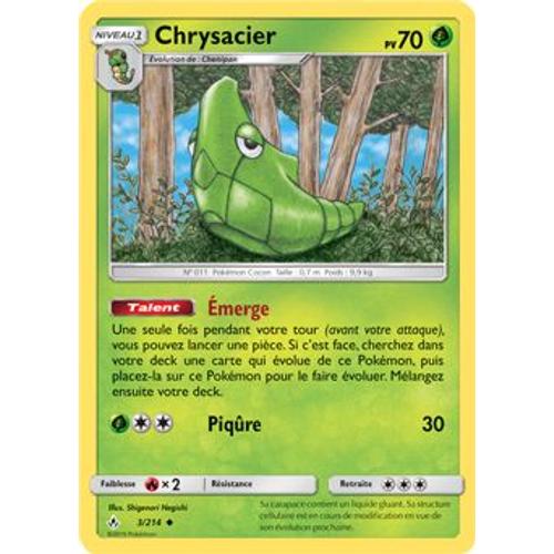 Carte Pokémon - Chrysacier - 3/214 - Alliance Infaillible