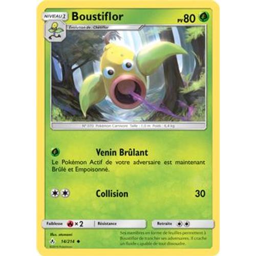 Carte Pokémon - Boustiflor - 14 214 - Alliance Infaillible