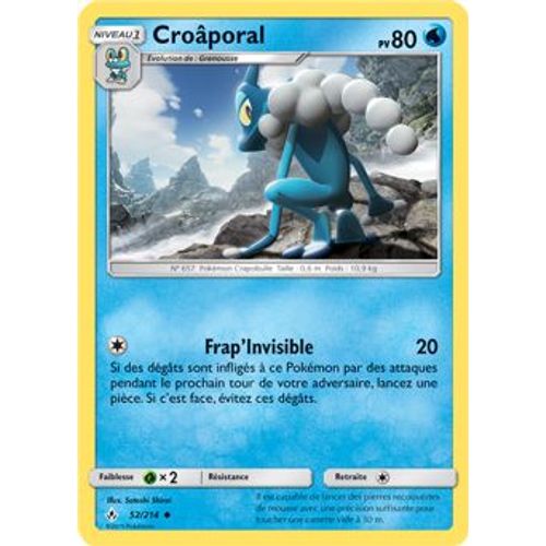 Carte Pokémon - Croâporal - 52/214 - Alliance Infaillible