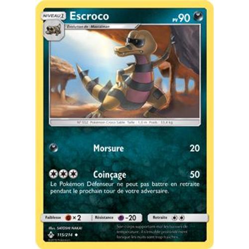 Carte Pokémon - Escroco - 115/214 - Alliance Infaillible