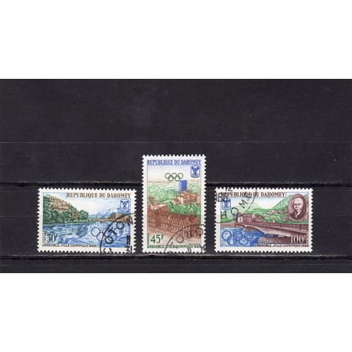 Timbres-Poste Du Dahomey (Jeux Olympiques DHiver À Grenoble)