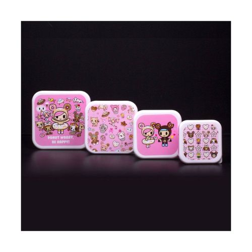 Tokidoki - Pack 4 Boîtes À Goûter