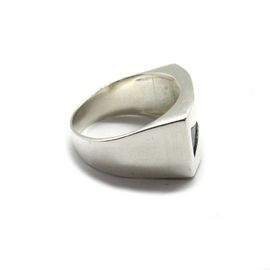 Bague en argent massif 925 anneau Poincon R001168