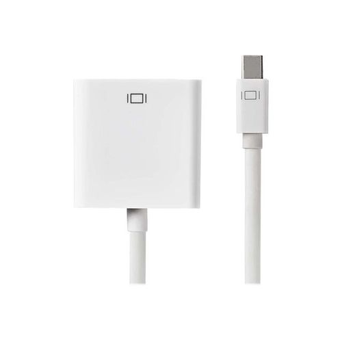 Nedis - Adaptateur vidéo - Mini DisplayPort (M) pour HD-15 (VGA) (F) - 20 cm - rond - blanc