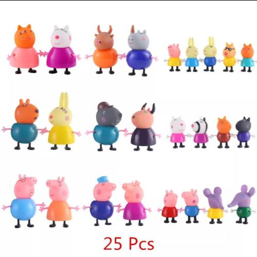 Peppa Pig - Lot De 25 Figurines