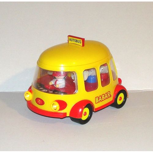 Autobus Babar Musical Sonore Parlant + 7 Figurines Formes