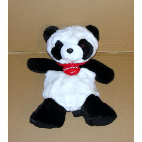 Peluche Panda Sac A Dos I Love You Peluche Doudou Ours Panda Asiatique