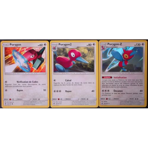 Ombres Ardentes - Porygon (103) + Porygon2 (104) + Porygonz Holo (105/147)