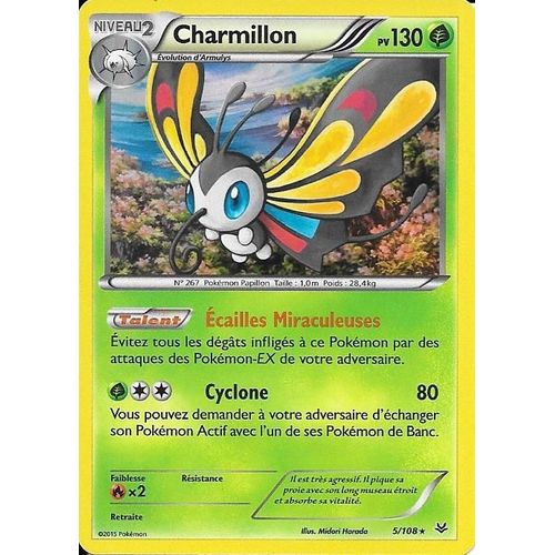 Charmillon Holo 5/108 Xy Ciel Rugissant