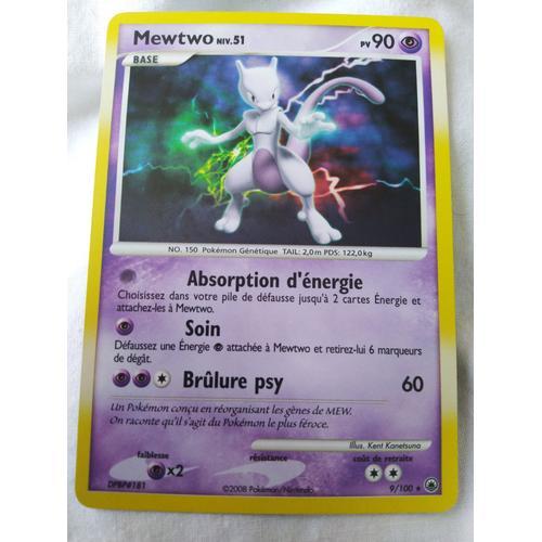 Mewtwo 9/100 Holo Set D&p Aube Majestueuse Fr