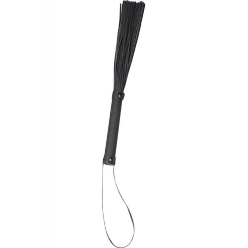 Whip Fouet Simili Cuir Noir Noir