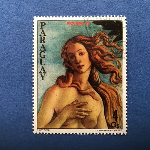 Paraguay - Exposition Philatélique Internationale - Peinture De Botticelli - Venus