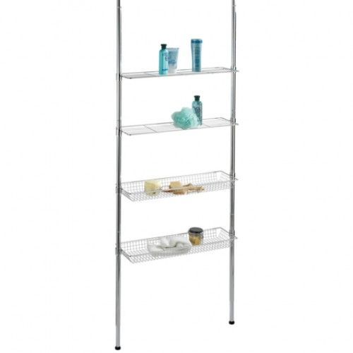 Étagère de salle de bain télescopique 2 tablettes/2 paniers - Ellera WENKO