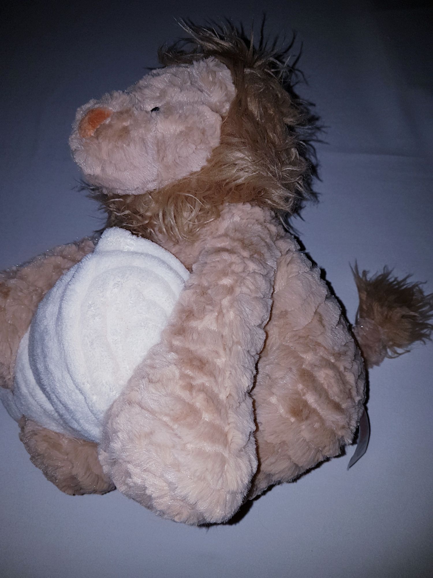 Doudou Lion Plaid Primark Beige Creme Ecru Marron Jouet Bebe Naissance Peluche Eveil Enfant Soft Toys Rakuten