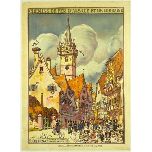 Affiche Alsace Et Lorraine