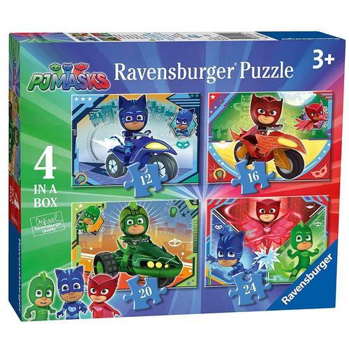 Puzzle 12 Pièces 4 Puzzles - Pj Masks