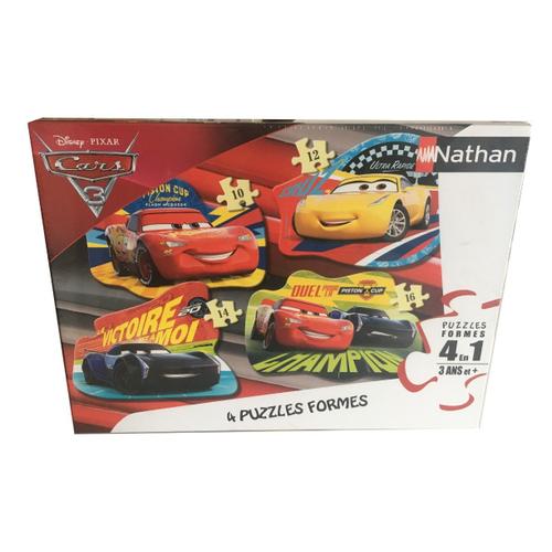 Puzzle 10 Pièces 4 Puzzles - Cars 3