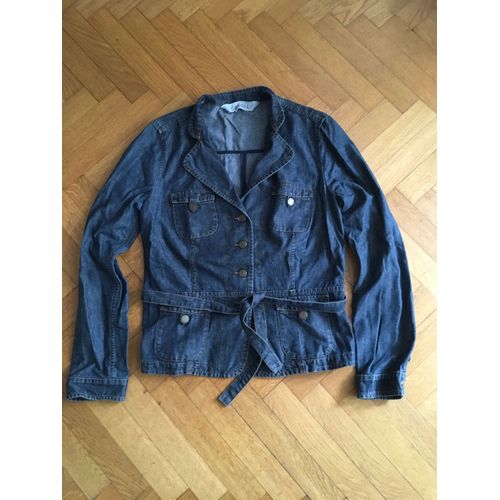 Veste Mi Longue En Jean Caroll En Jean Taille 40