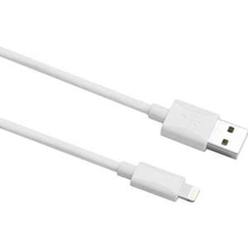 M-CAB - Câble Lightning - USB mâle pour Lightning mâle - 1 m - blanc