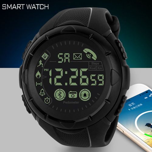 Intelligent Montre Bluetooth Sport Numérique Montre-Bracelet De Mode Hommes Waterproof