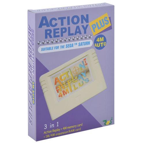 Ems Action Replay Plus De Carte De Mémoire De 4m Pour Sega Saturn Ss