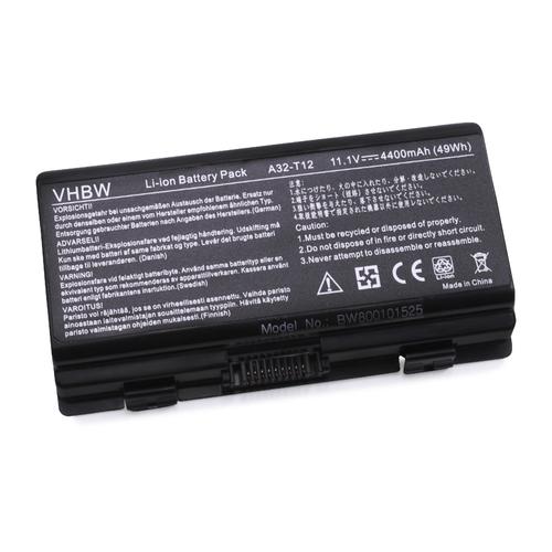 vhbw Batterie pour Asus X58, X58c, X58l, X58le Laptop Notebook (Li-Ion, 4400mAh, 11.1V, 48.84Wh, schwarz)