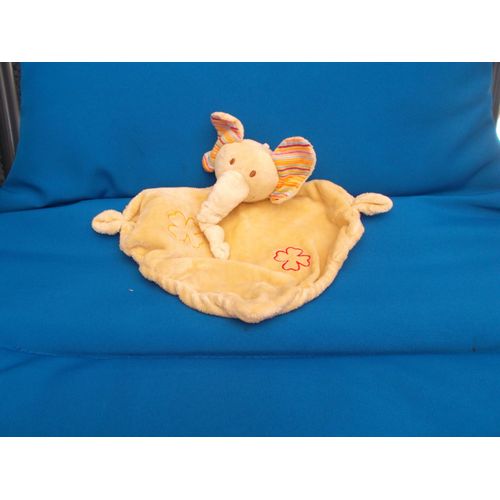 Doudou Plat Éléphant Baby Club
