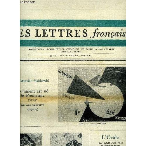 Les Lettres Françaises N° 1181 - L Ovale Par Pierre Mac Orlan, La Beauté D Une Littérature De Savoir Par Henri Ronse, Danse Macabre Par Tristan Renaud, Les Labyrinthes De Borges Par Anne Villelaur(...)
