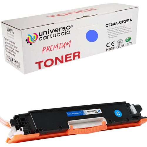 126a 130a Ce311a Cf351a Toner Compatible Universel Avec Hp Laserjet Pro 100 Color Mfp M175 M175a M175nw M176 M176fn M177 M177fw M275 M275nw Cp1025 Cp1025nw