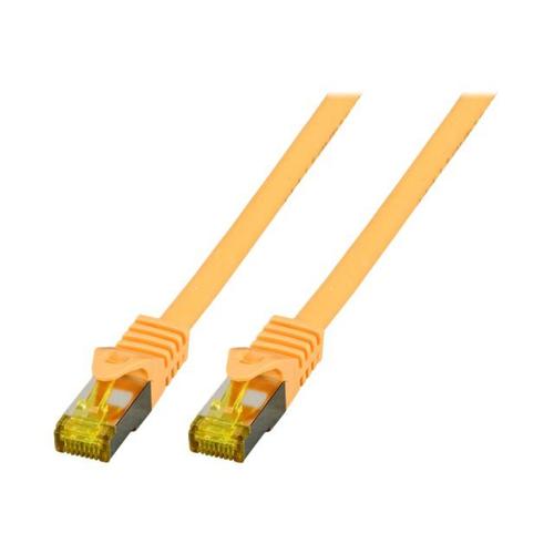 EFB-Elektronik - Cordon de raccordement - RJ-45 (M) pour RJ-45 (M) - 10 m - SFTP, PiMF - CAT 7 - démarré, sans halogène, moulé - jaune