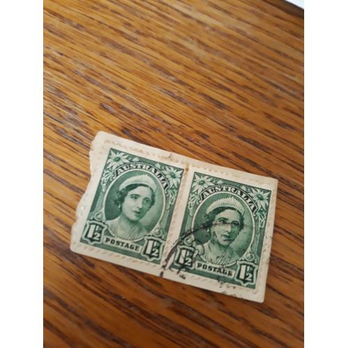 Timbre Reine Elizabeth 1942 Australie Tp3