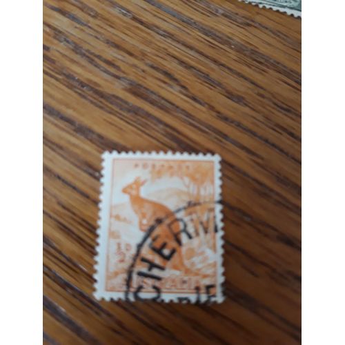 Timbre Australie Kangourou 1937 Tp3