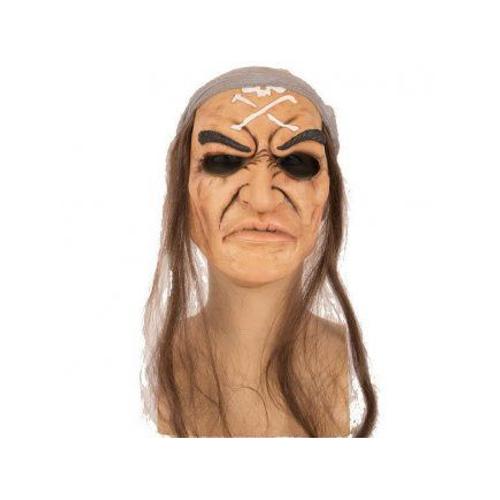 Masque Latex Adulte Pirate : Corsaire / Flibustier - Accessoire Deguisement
