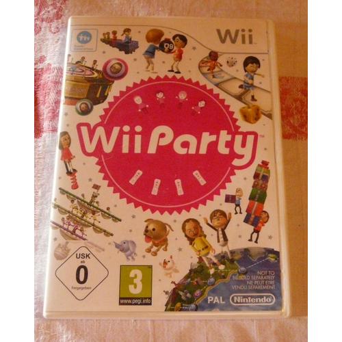 Notice + Boite Wii Party Sans Jeu ( Cd)