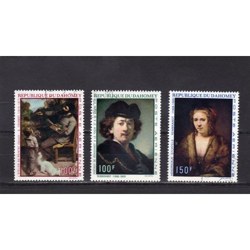 Timbres De Poste Aérienne Du Dahomey (Tableaux De Maîtres)