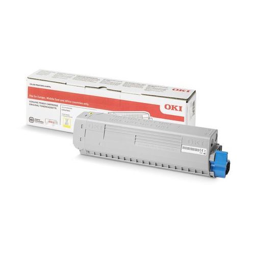OKI 46861305 Toner jaune pour ca. 10.000 Pages