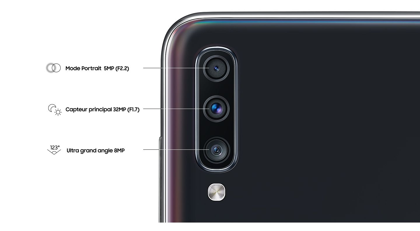 Samsung Galaxy A70 128 Go Double SIM Blanc_image_4|Rakuten