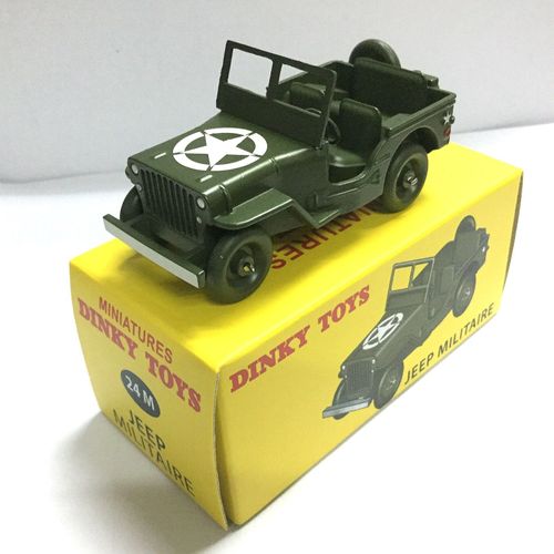 Dinky Atlas 24m - Jeep Willys Militaire Kaki 1:43-Atlas