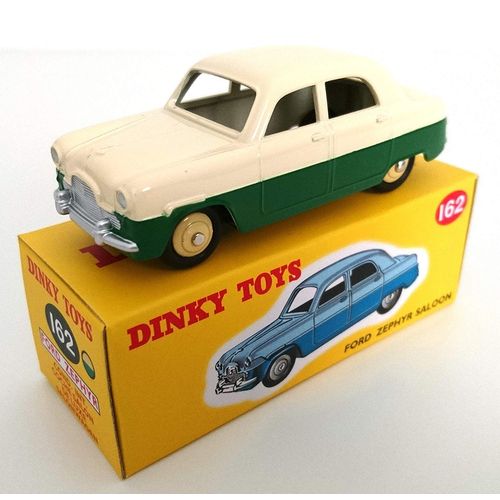 Dinky Toys 162 - Ford Zephyr Saloon Crem/Green 1:43-Atlas