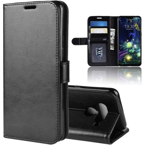 Coque Lg V50 Thinq 5g Etui Lg V50 Thinq 5g Anti Rayures Coque Tpu Pochette Portefeuille Fentes Pour Cartes Fermeture Aimantée Housse En Cuir Synthétic Fonction Stand Pour Lg V50 Thinq 5g