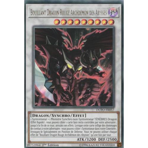 Yu-Gi-Oh! - Dupo-Fr057 - Bouillant Dragon Rouge Archdémon Des Abysses - Ultra Rare