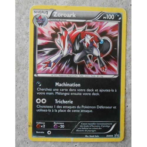 Zoroark Bw09 Holo Set Promo Promos Black Star Black&white Fr