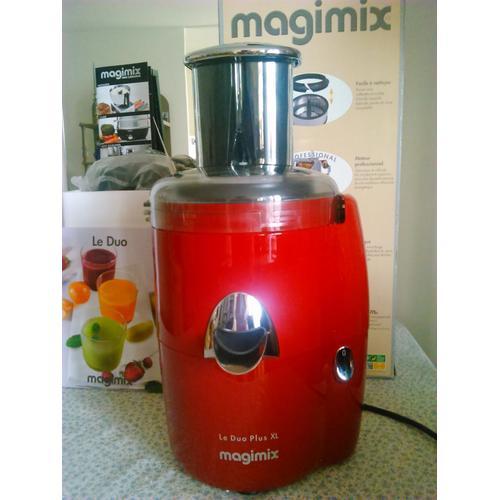 Magimix Le Duo Plus XL - Centrifugeuse / presse-agrumes - 400 Watt - rouge