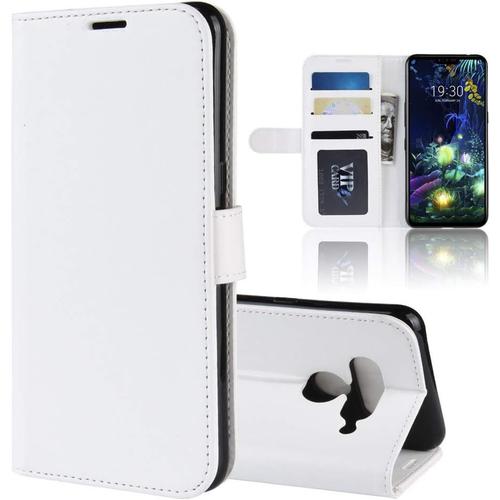 Coque Lg V50 Thinq 5g Etui Lg V50 Thinq 5g Anti Rayures Coque Tpu Pochette Portefeuille Fentes Pour Cartes Fermeture Aimantée Housse En Cuir Synthétic Fonction Stand Pour Lg V50 Thinq 5g