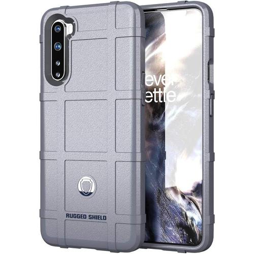Coque Pour Oneplus Nord/Oneplus 8 Nord 5g/Oneplus Z 6.44"" Silicium Tpu Bumper Case Air Cushion Technique Shock Absorption Anti Rayures Housse De Protective Coque Pour Oneplus Nord/Z Gris