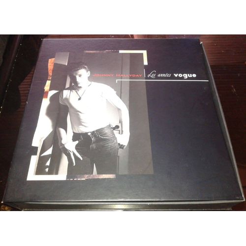 Johnny Hallyday Rare Gros Coffret Les Annees Vogue 5 Cd 1 Dvd 1 Livret