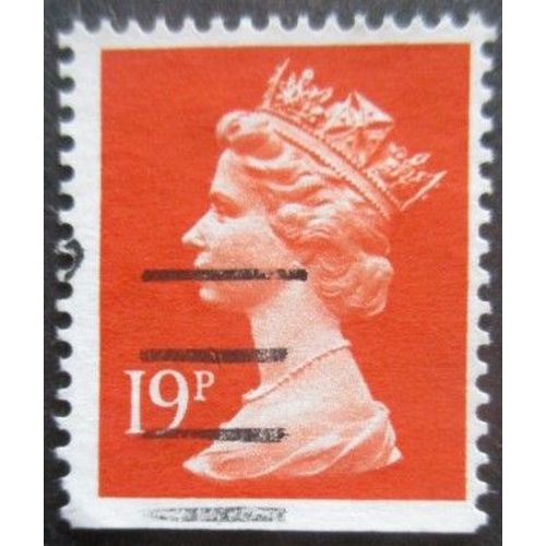 Royaume-Uni N°1329e Non Dentelé En Bas Oblitéré