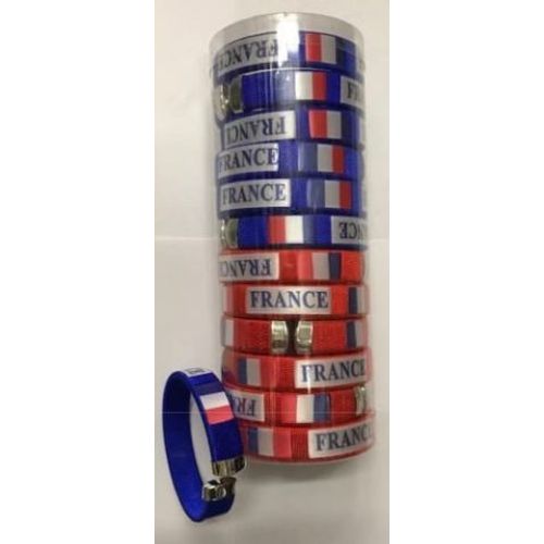 Kit De 12 Bracelets Allez France (Supporter France Bbr)