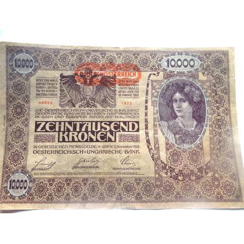 Billet 10 000 Kronen - 2 Novembre 1918